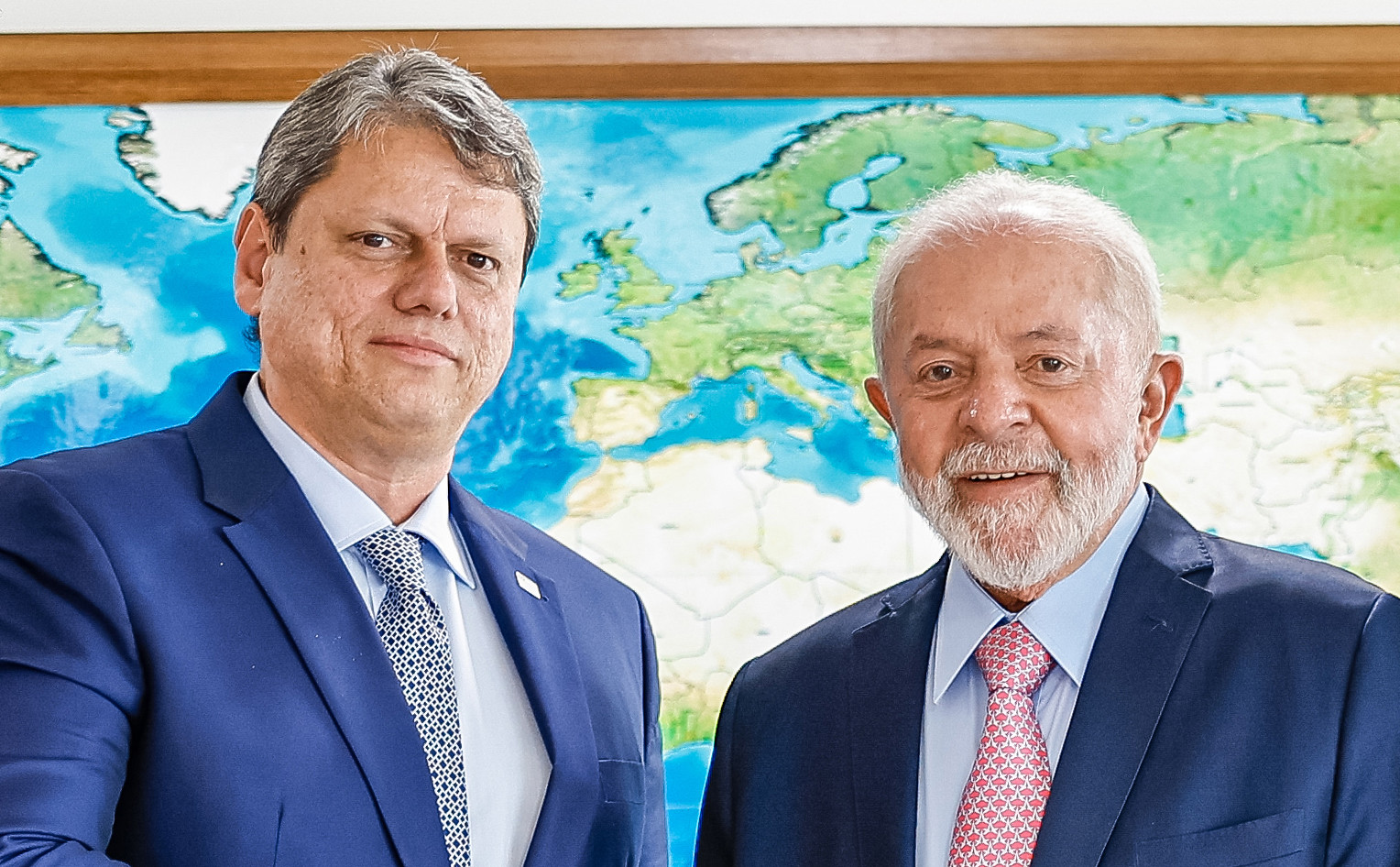 Tarcísio de Freitas e Lula (Foto: Ricardo Stuckert/Presidência da República)