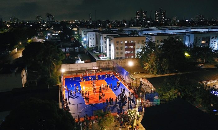 Inauguração da primeira unidade do Programa Quadra no Grau, na Iputinga (Foto: Vanessa Alcântara/Prefeitura do Recife)