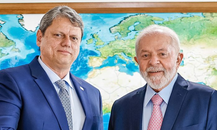 Tarcísio de Freitas e Lula (Foto: Ricardo Stuckert/Presidência da República)