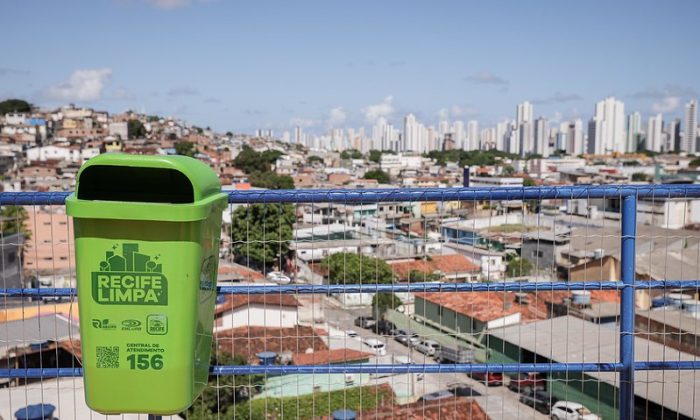 Vista do Recife a partir do Vasco da Gama, na Zona Norte (Foto: Edson Holanda/PCR)
