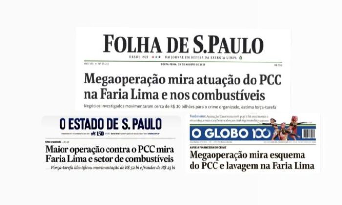 Manchetes desta sexta-feira (29/08)