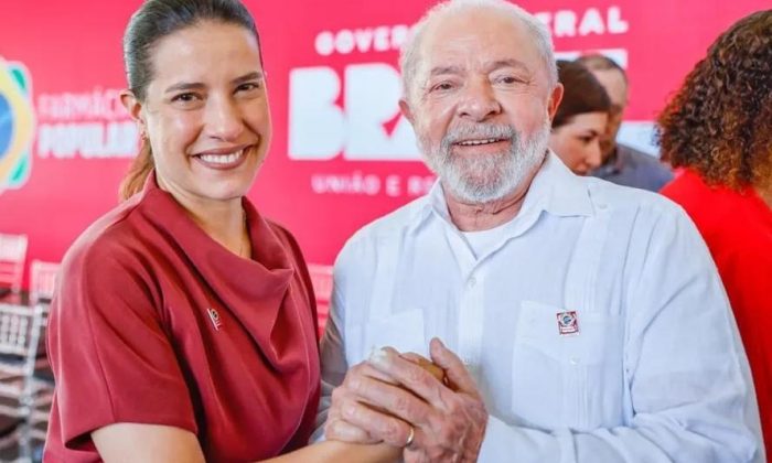 Raquel e Lula, durante encontro em 2024 (Foto: Ricardo Stuckert/PR)