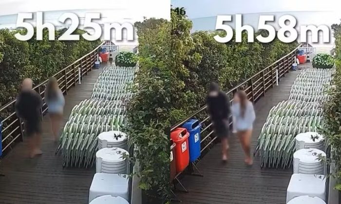 Adolescente indiciado pela morte do cão Orelha disse que tinha ficado no condomínio, na piscina, mas polícia encontrou vídeo que mostra ele chegando e saindo (Foto: Divulgação/Polícia Civil de Santa Catarina)