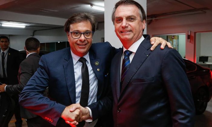Gilson Machado com Bolsonaro, em 10/12/2020 (Foto: Isac Nóbrega/PR)