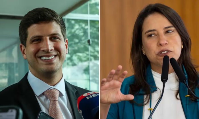 No cenário espontâneo, João tem 21%, enquanto Raquel atinge 18%. Total de indecisos chega a 48% (Fotos: Antonio Cruz/Marcelo Camargo - Agência Brasil)