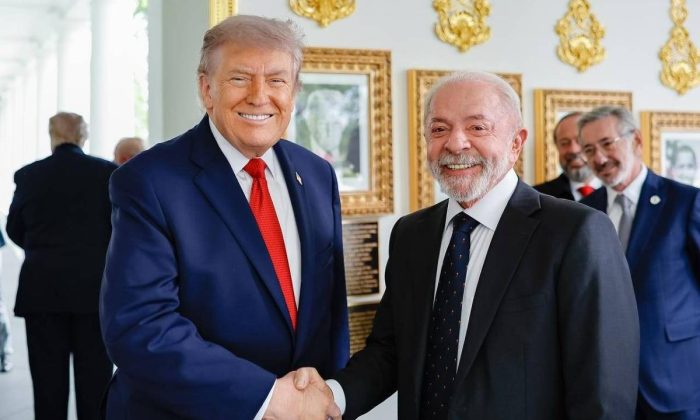 Segundo relato do ministro Dario Durigan, Trump perguntou a Lula que sentimento tinha do tempo em que foi preso. O presidente brasileiro respondeu que não guardava rancores (Foto: Ricardo Stuckert/PR)