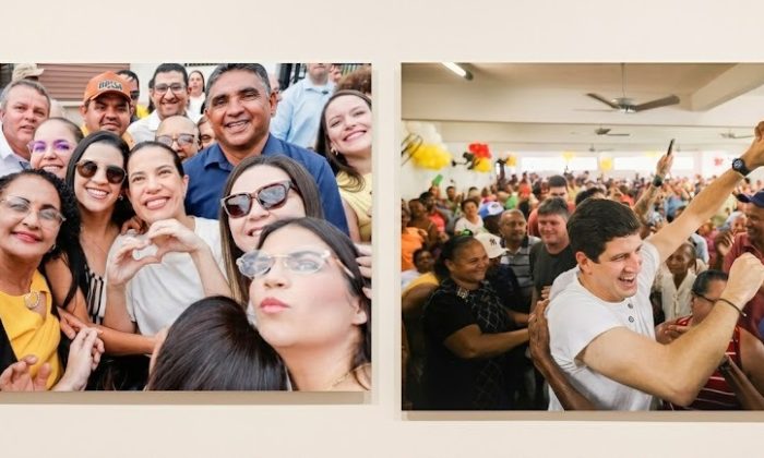 Compare nos dois vídeos abaixo qual dos pré-candidatos tem a maior receptividade do público: Raquel Lyra ou João Campos? (Fotos: Divulgação)