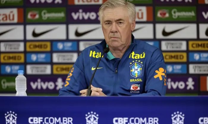 Carlo Ancelotti, técnico da Seleção Brasileira: especialista no uso da gentileza na comunicação (Foto: Paulo Pinto/Agência Brasil)