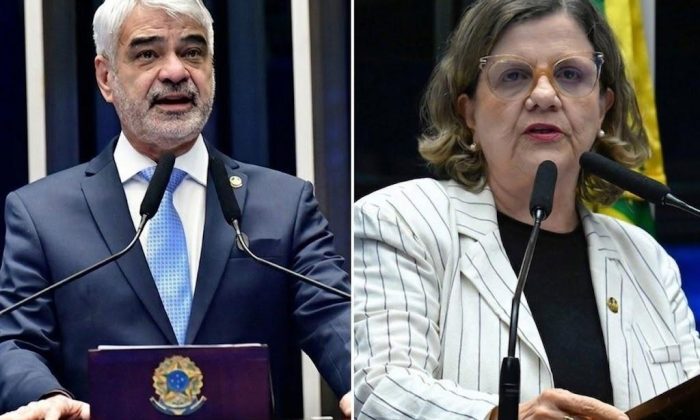Senadores Humberto Costa e Teresa Leitão, do PT, são dois dos nomes incluídos entre os "Cabeças do Congresso" (Fotos: Waldemir Barreto/Agência Senado)