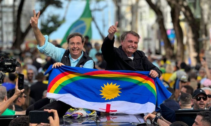 Gilson e Bolsonaro no Recife, em 2024 (Foto: Divulgação)