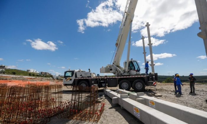 Obras no município incluem também um hospital, duas creches e sede do Complexo de Polícia Científica (Foto: Miva Filho/Secom)