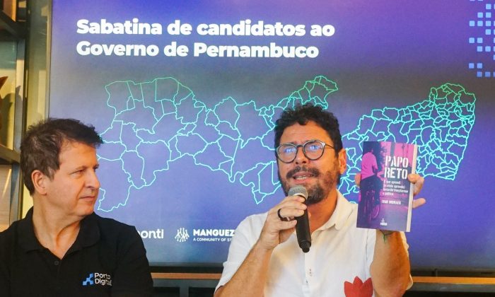 Pierre Lucena, presidente do Porto Digital, e Ivan Moraes (Foto: Ingrid Veloso)