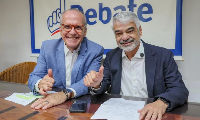Em palanques opostos para o Governo do Estado,  mas juntos para o Senado (Foto: Divulgação)
