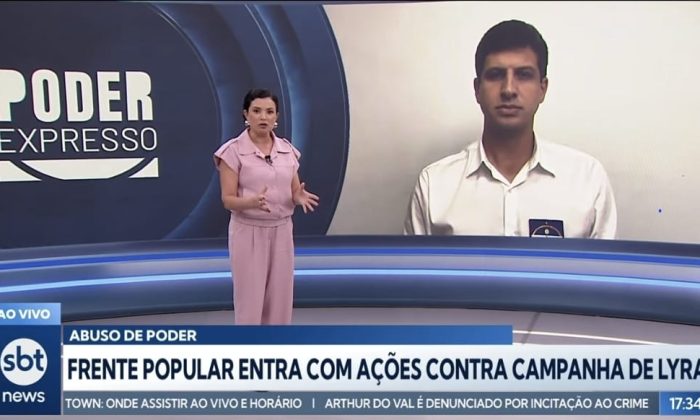 Entrevista de João Campos ao SBT News, na quinta-feira (27)