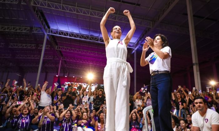 Raquel, em Caruaru: "A frase do vídeo é uma frase. Eu já falei sobre ela, já me retratei sobre ela, mas ela foi absolutamente descontextualizada" (Foto: Yacy Ribeiro)