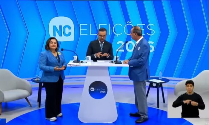 Debate foi realizado terça-feira (13), pela TV Norte/Amazonas (Foto: Reprodução/TV Norte/Amazonas)