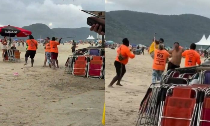 Confusão em Balneário Camboriú (Reprodução)